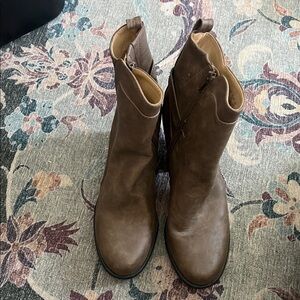 Naturalizer Brown Ankle Booties